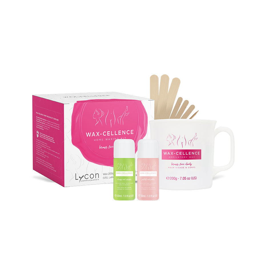 Kit Lycon de depilación casera Wax-cellence 200 g